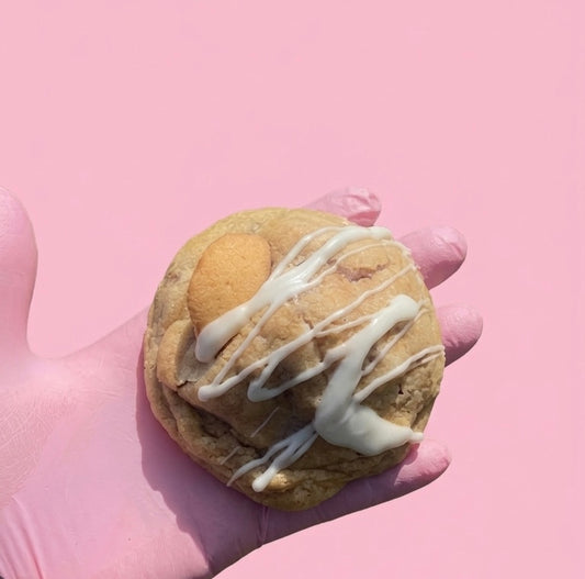 Banana Pudding Stuffed Cookie